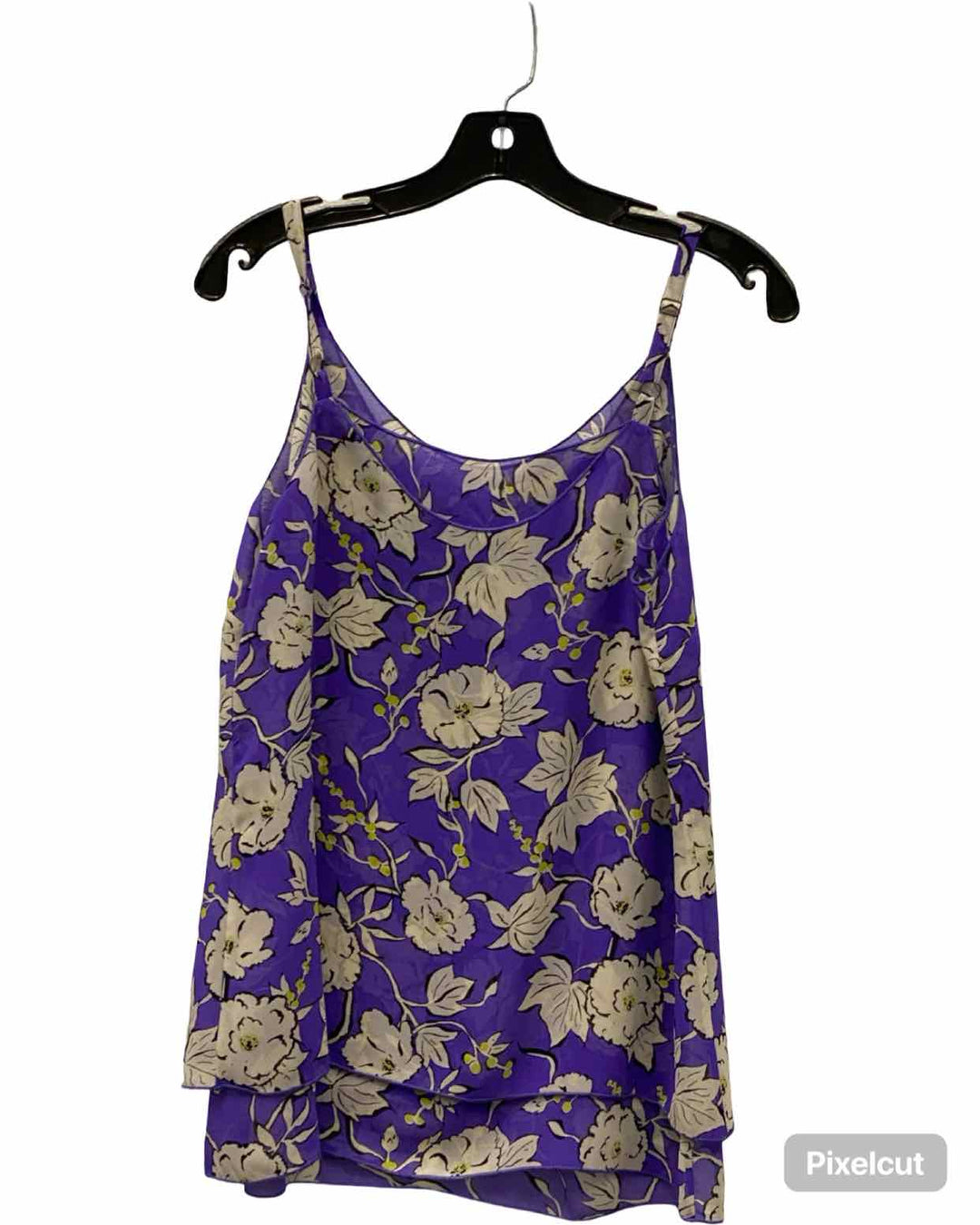 Cabi Size XS Light Purple Gray Floral Tank Top