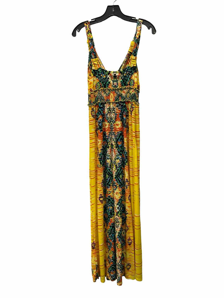 eci Size 10 Multi-Color Print Dress
