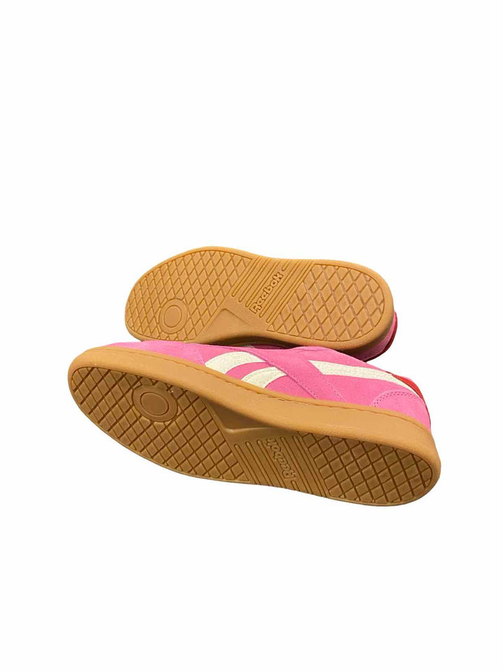 Reebok Shoe Size 7.5 Pink Suede NWOT Forte Lounger Retro Sneakers