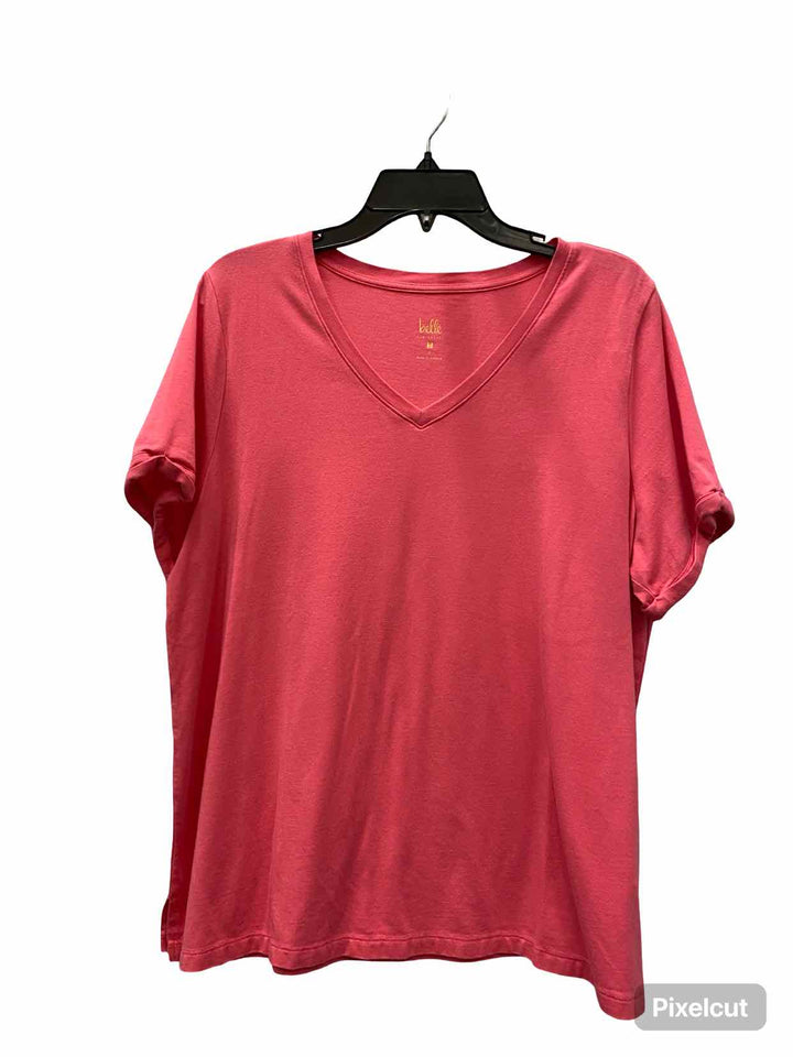 Belle by Kim Gravel Size L Pink T-shirt