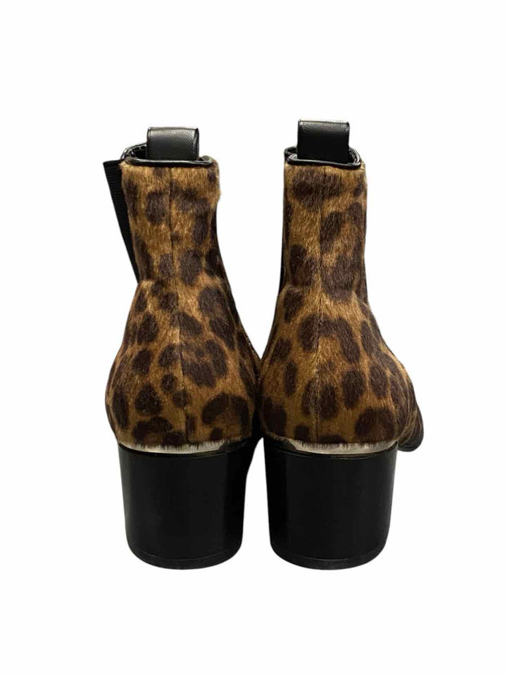 Nine West Shoe Size 9.5 Brown Cheetah Boots(Ankle)