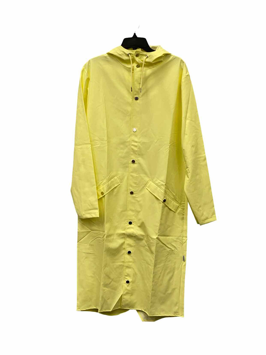 RAINS Size S Yellow Full Length Coat(Long)