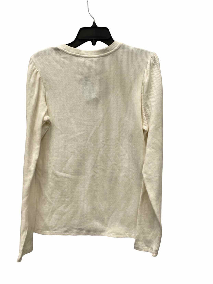 Downeast Size M Cream Long Sleeve Shirts