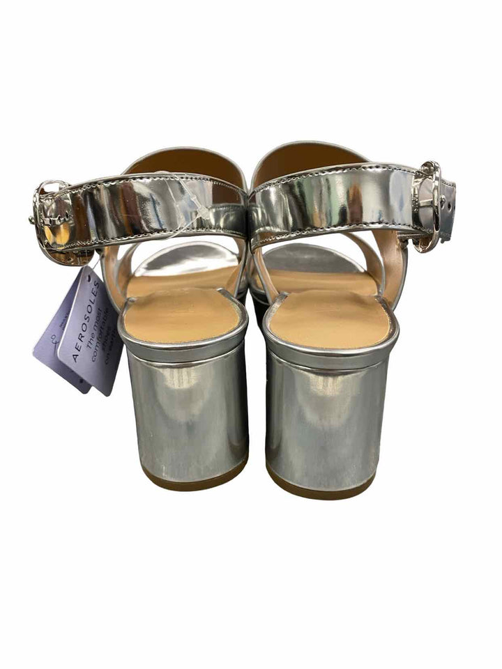 Aerosoles Shoe Size 7.5 Silver Camera Heels