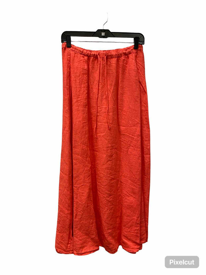 Velvet Size XS Peach 100% Linen Skirt