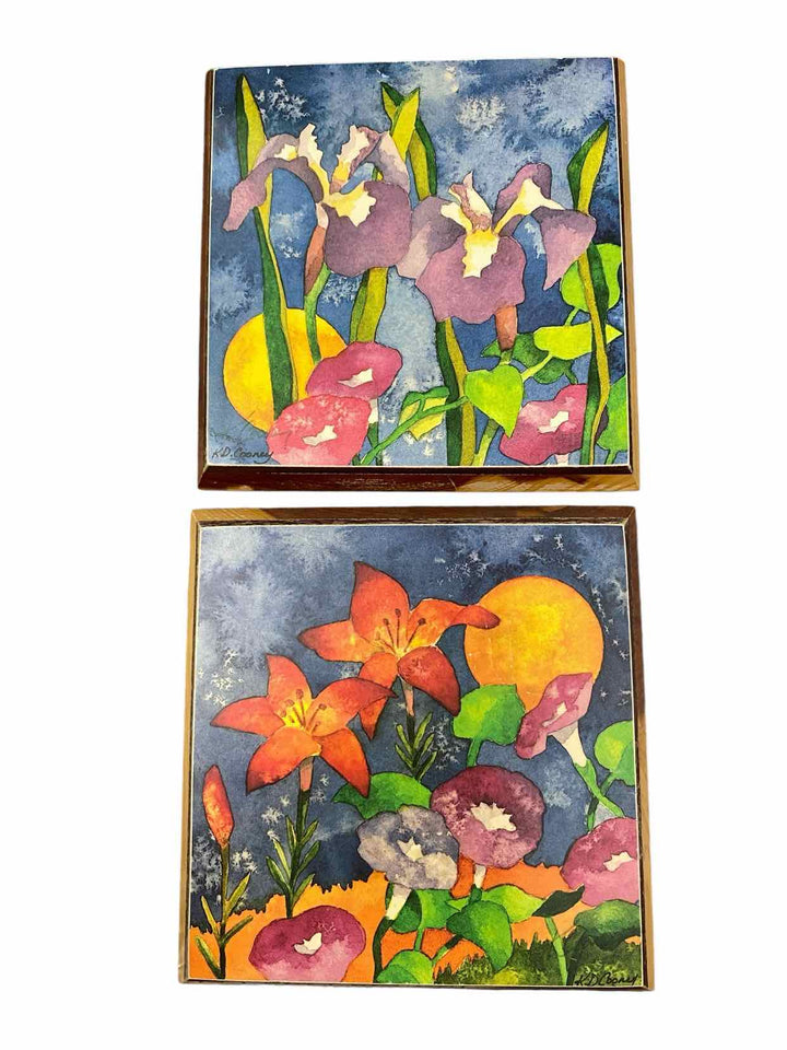 K.D. Cooney Wall Art Set of 2 Home Decor