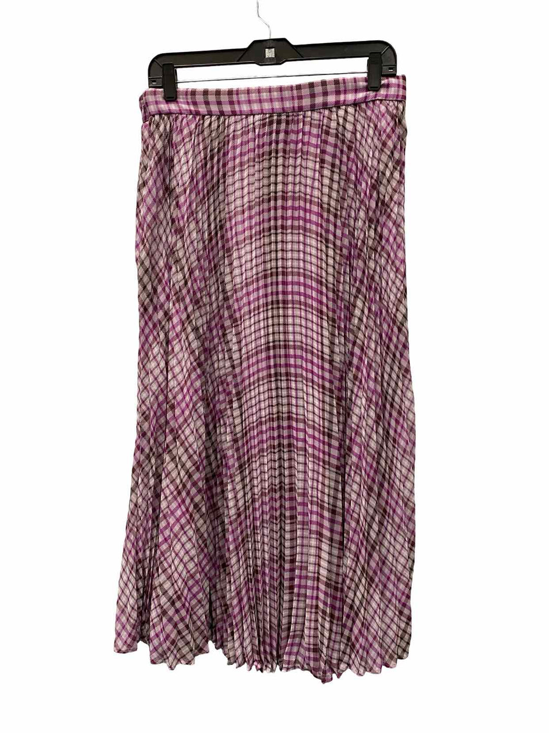 Ann Taylor Size 8 Pink Plaid Skirt
