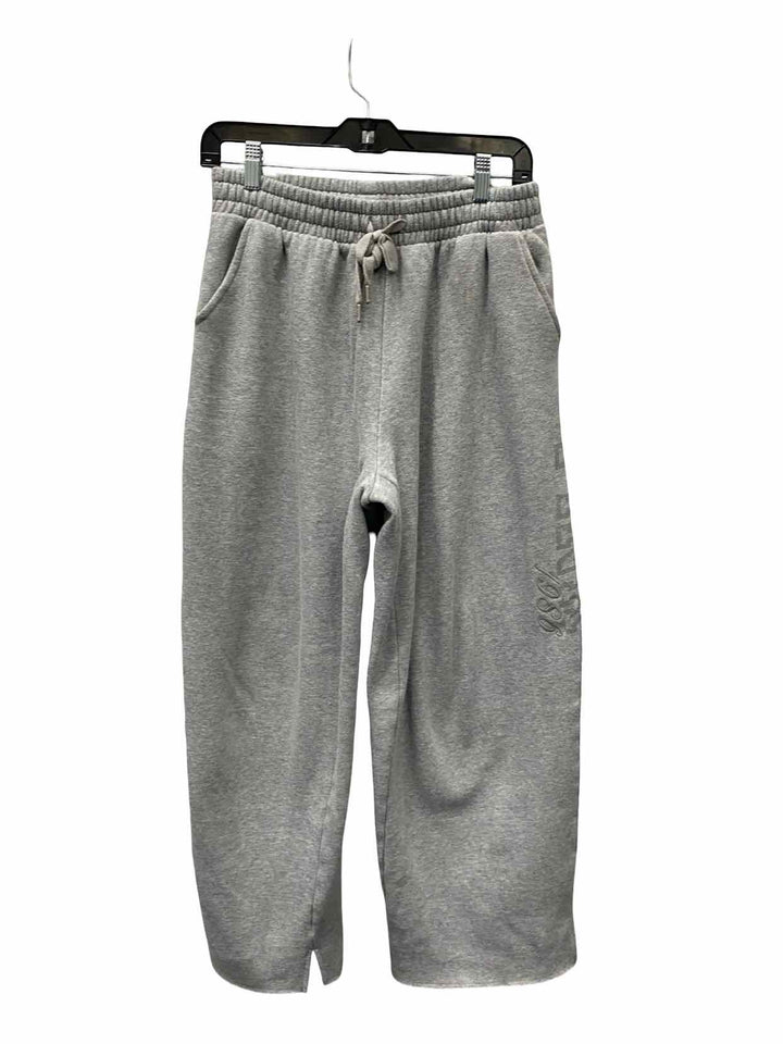Pink Size S Gray 72% Cotton Athletic Pants