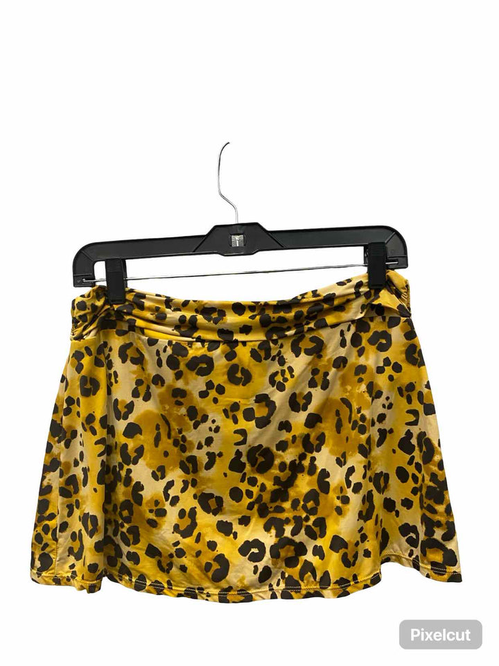 Garnet Hill Size 10 Brown Cheetah Swimsuit Bottom