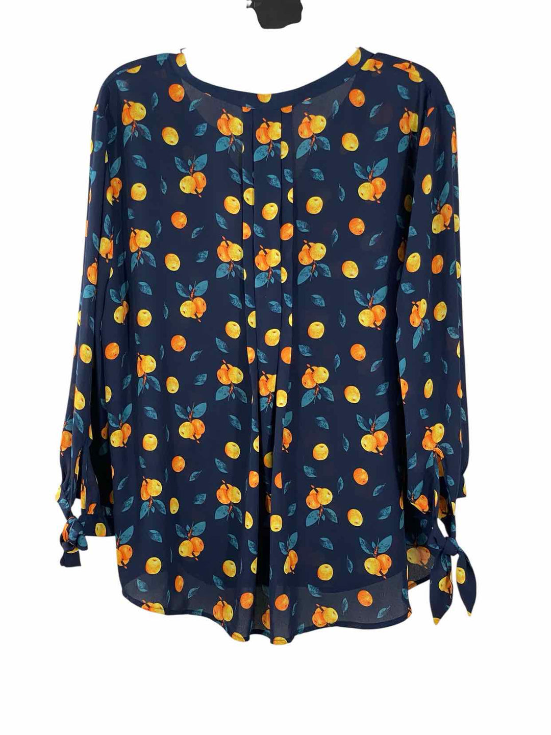 41 Hawthorn Size XXL Blue Orange Fruit Long Sleeve Shirts