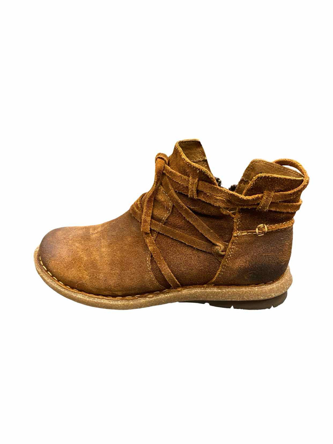 Born Shoe Size 7 Brown Leather Tarkiln Boots(Ankle)