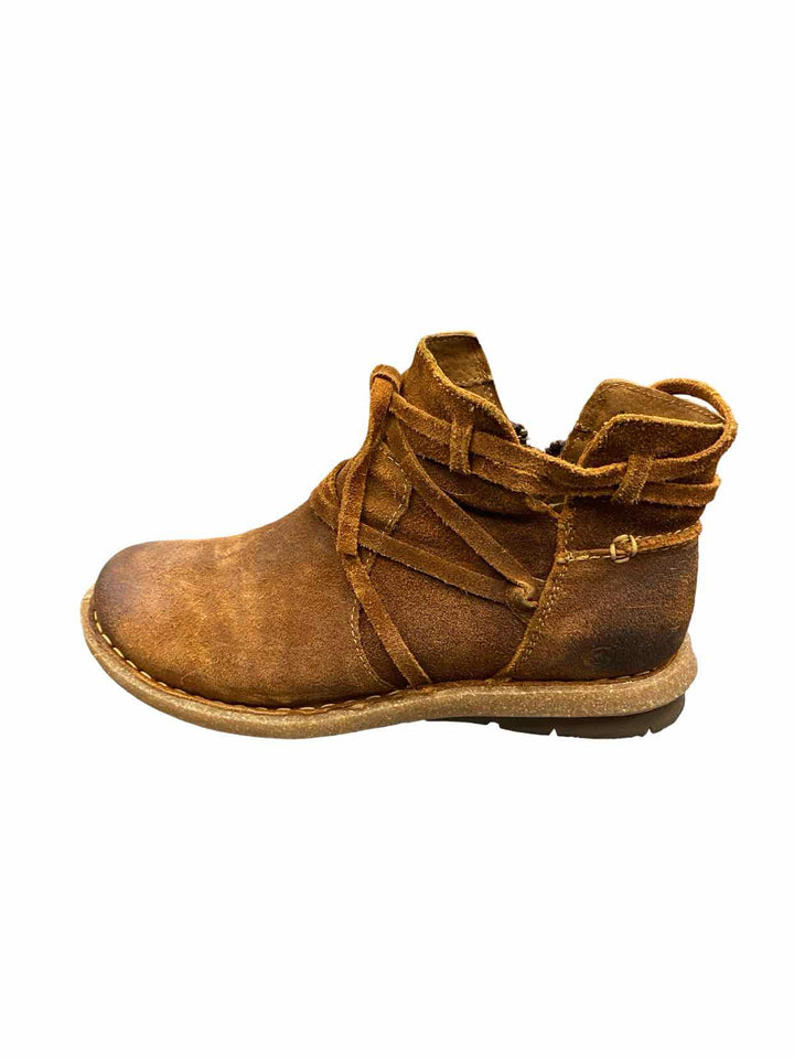 Born Shoe Size 7 Brown Leather Tarkiln Boots(Ankle)