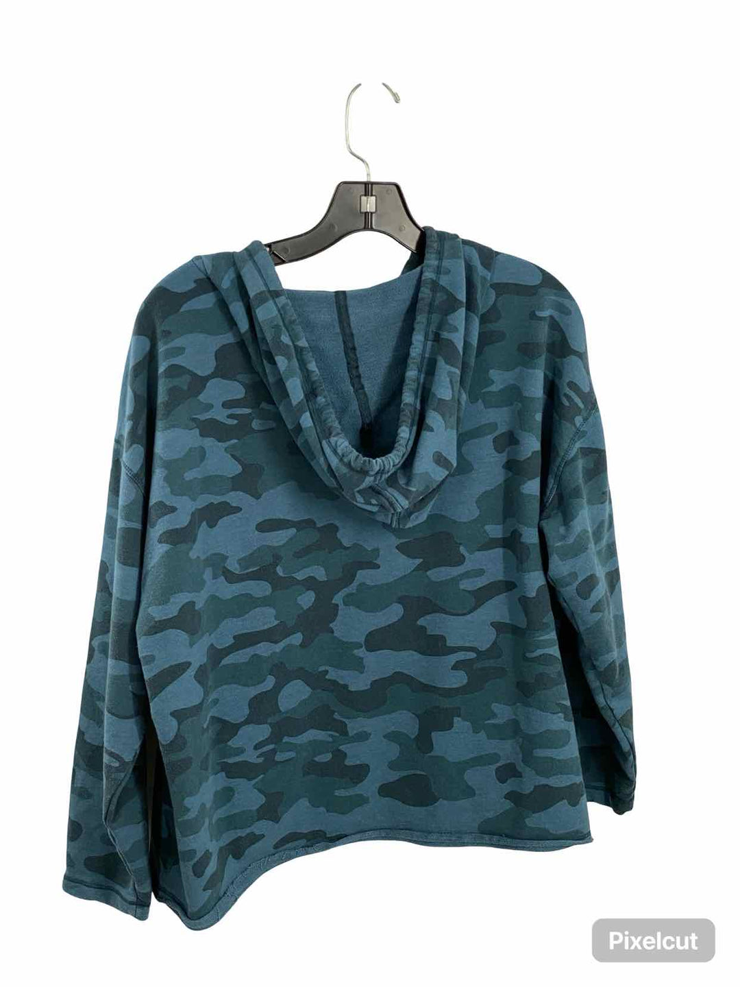 Cabela's Size S/M Blue camo print 60% Organic Cotton Sweatshirt