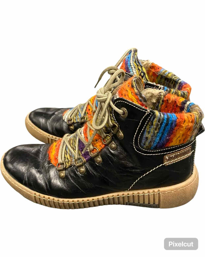 Josef Seibel Shoe Size 39 Black Multi Boots(Ankle)