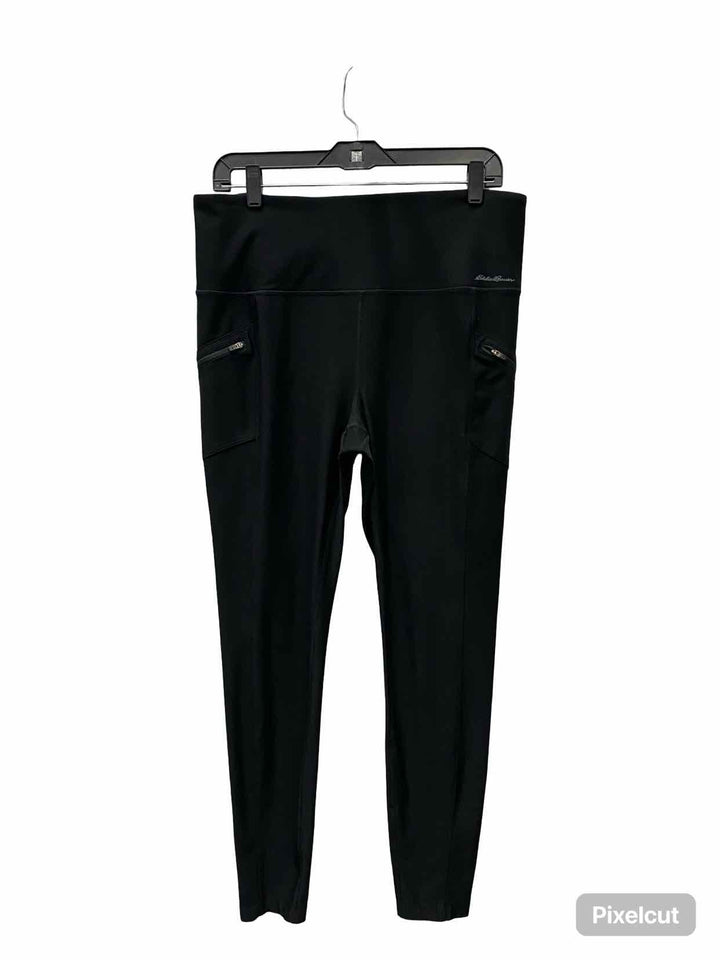 Eddie Bauer Size L Black Athletic Pants