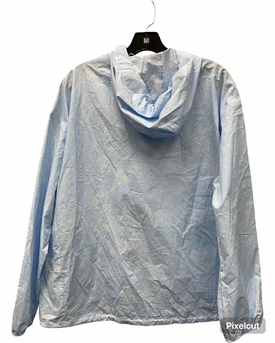 Uniqlo Size L Blue White Print Jacket (Outdoor)