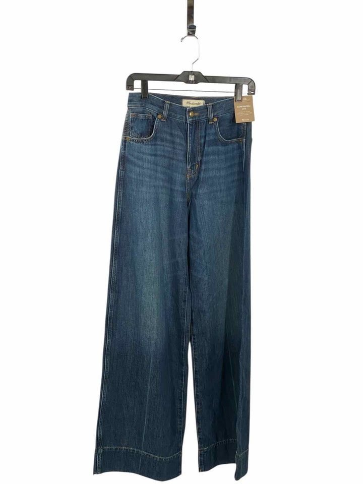 MadeWell Size 26 Blue Superwide Leg Denim Jeans