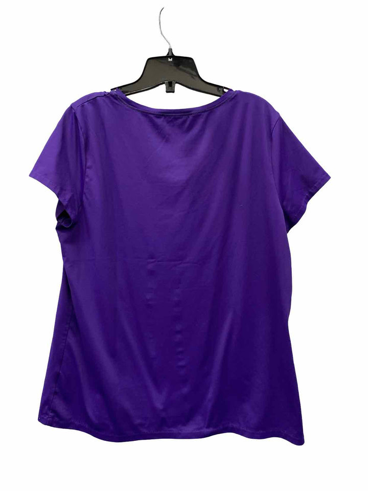 JOnes Studio Size XL Purple Short Sleeve Shirts