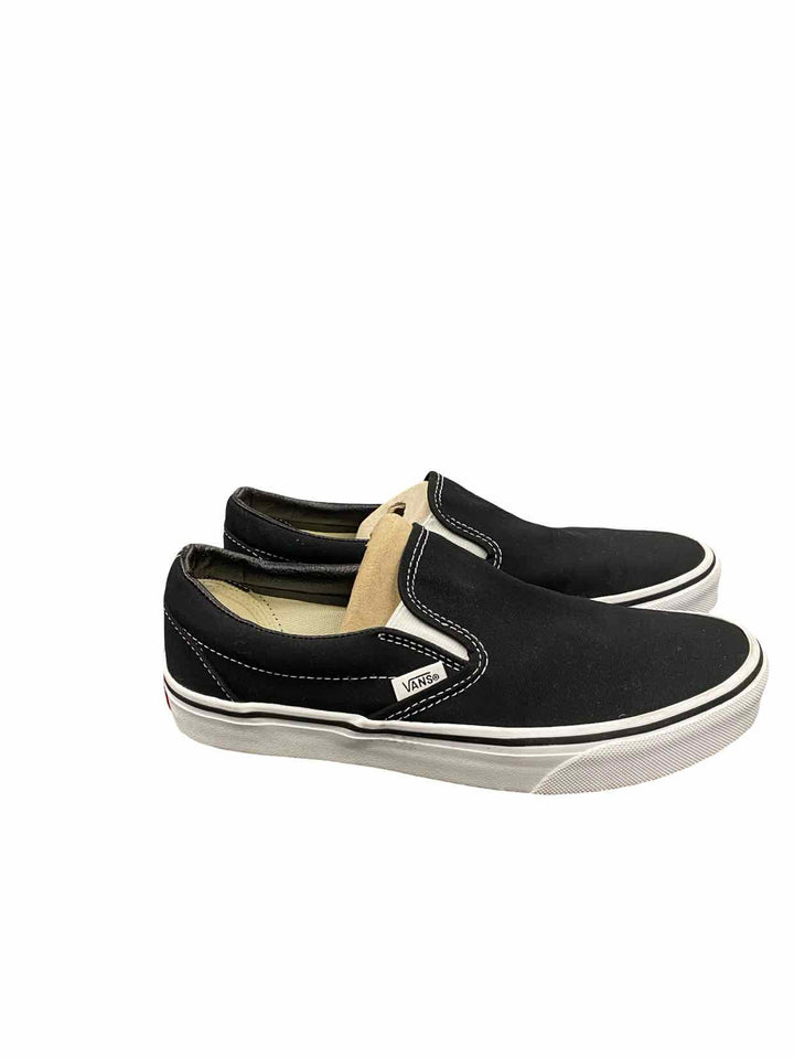 Vans Shoe Size 8 Black Classic Slip On Sneakers