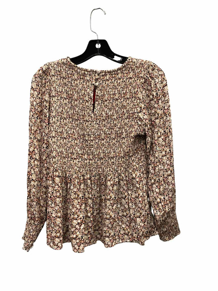 Fat Face Size 8 Pink Floral Long Sleeve Shirts