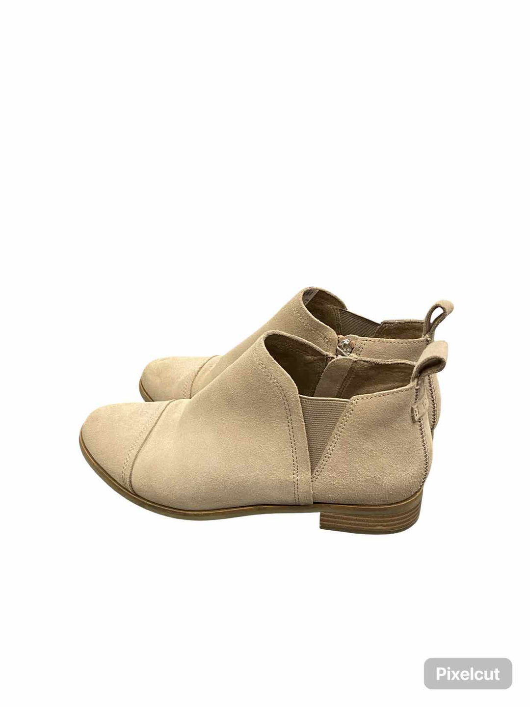 Toms Shoe Size 8 Beige Suede Reese Boots(Ankle)