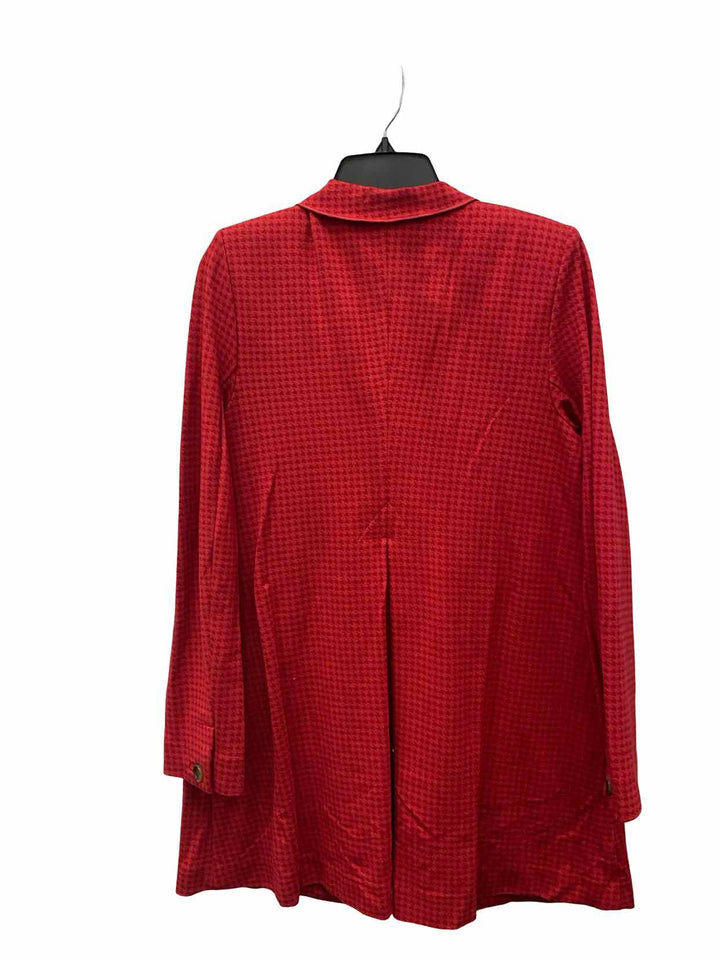 Cabi Size S Red Houndstooth Jacket (Outdoor)