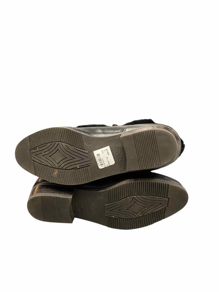 Pajar Shoe Size 39 Black Leather Shearling Lining NWOT Boots(knee)