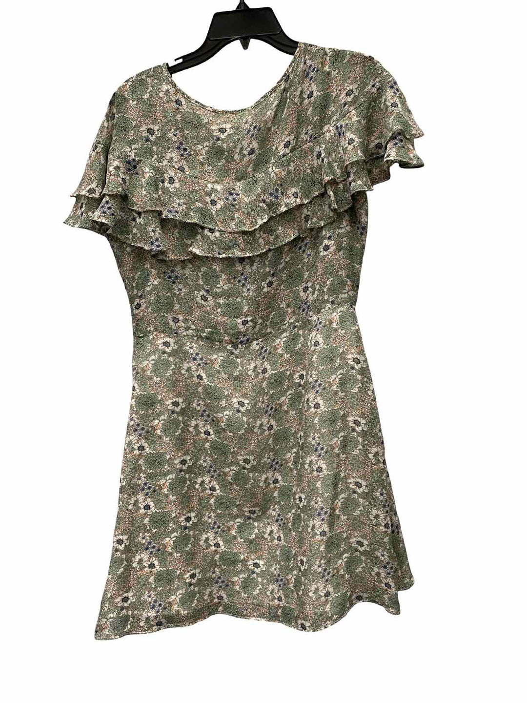 Molly Bracken Size L Green Floral Dress