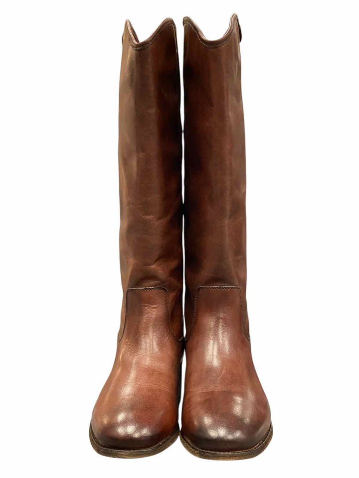 Frye Shoe Size 8.5 Brown Melissa Button 2 Boots(knee)