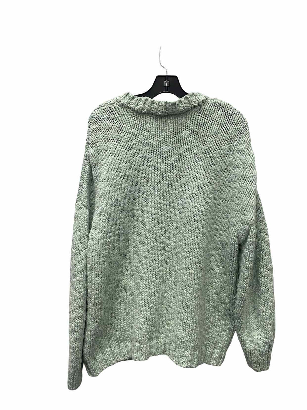 Free People Size M Blue Knit Sweater