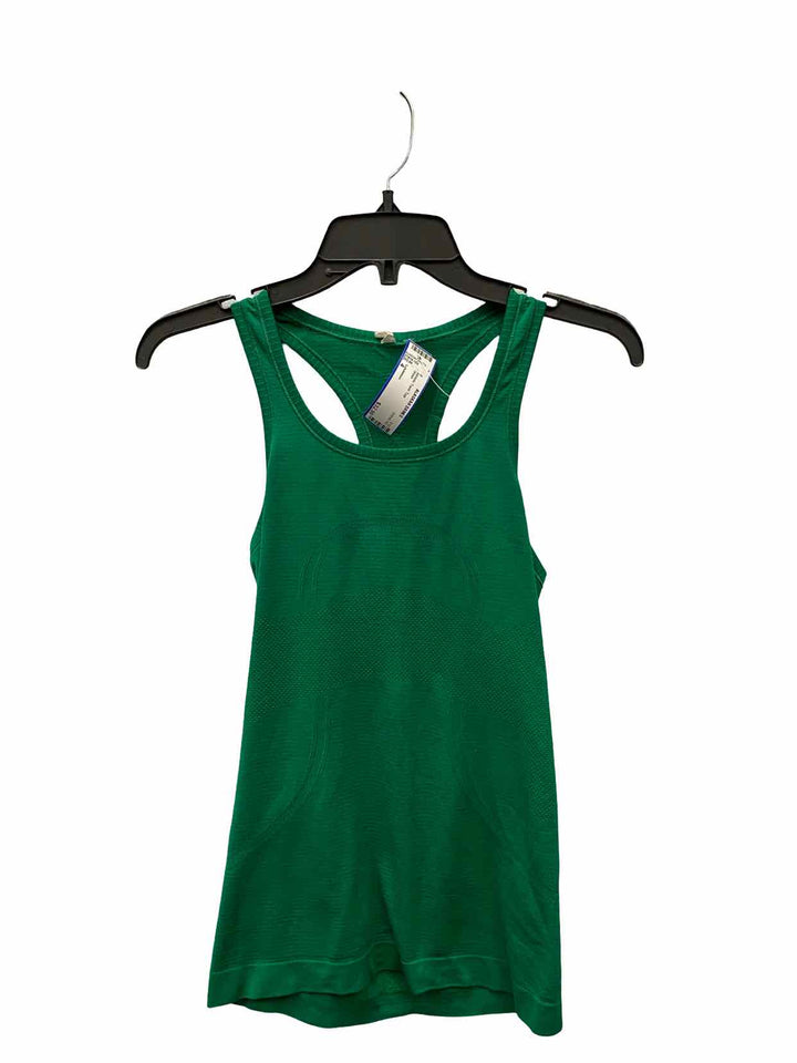 Lululemon Size 4 Green Athletic Tank Top