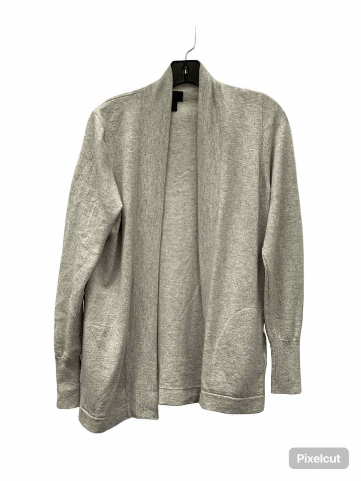 J Crew Size M light gray 100% cashmere Sweater