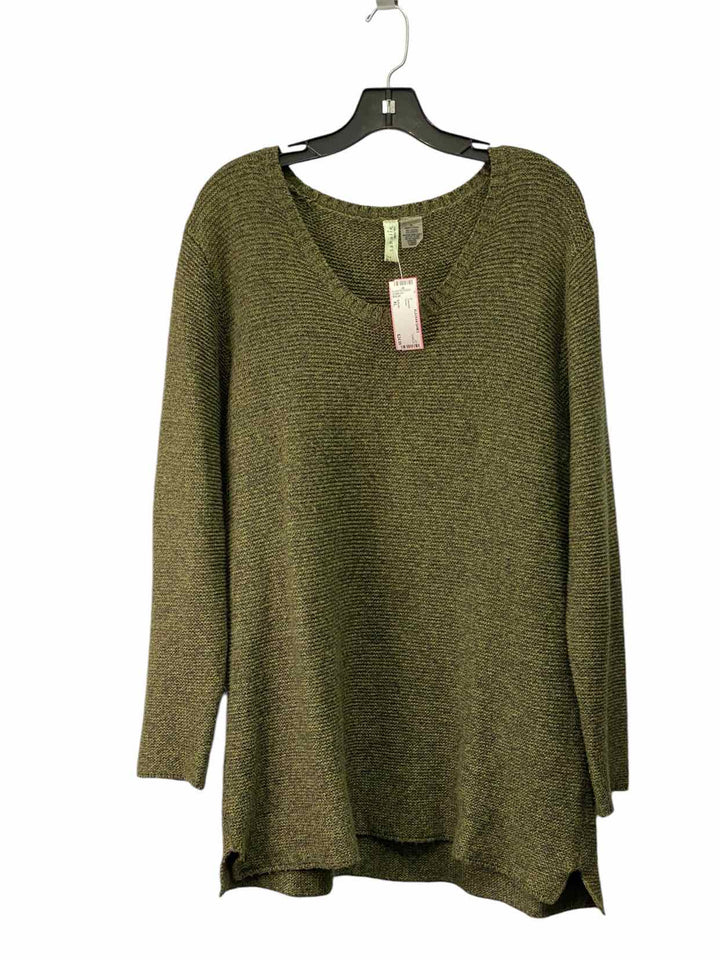 Sahalie Size XL Green Sweater