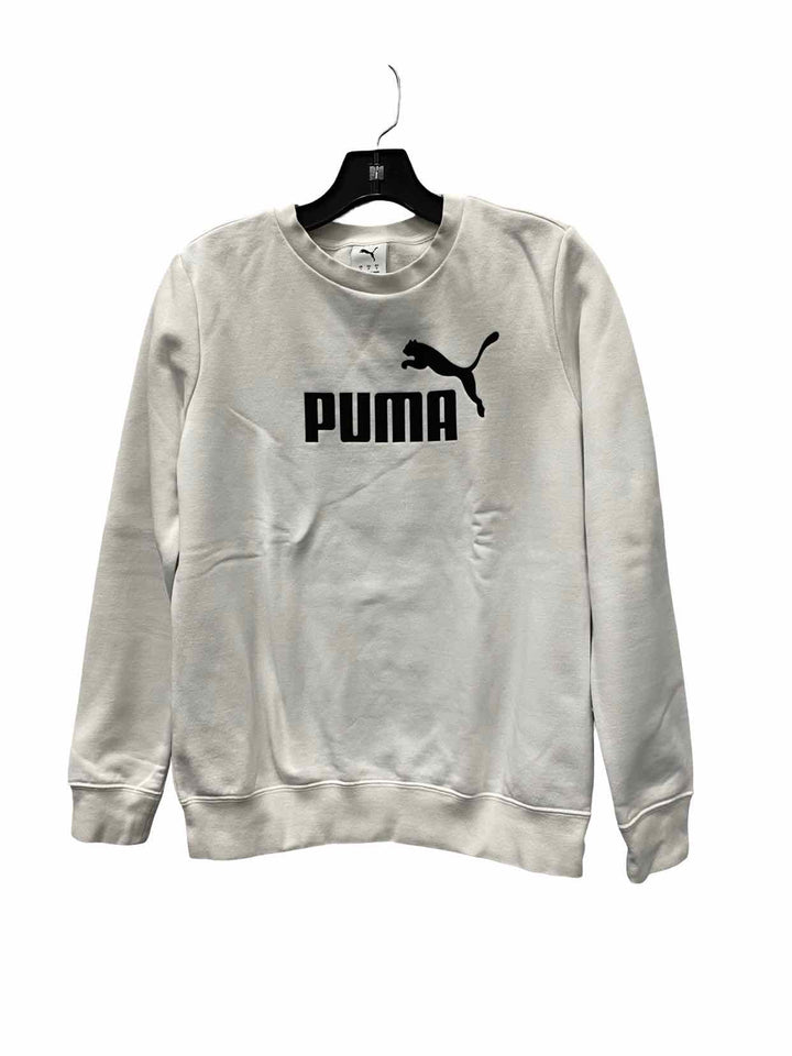 Puma Size S White Sweatshirt