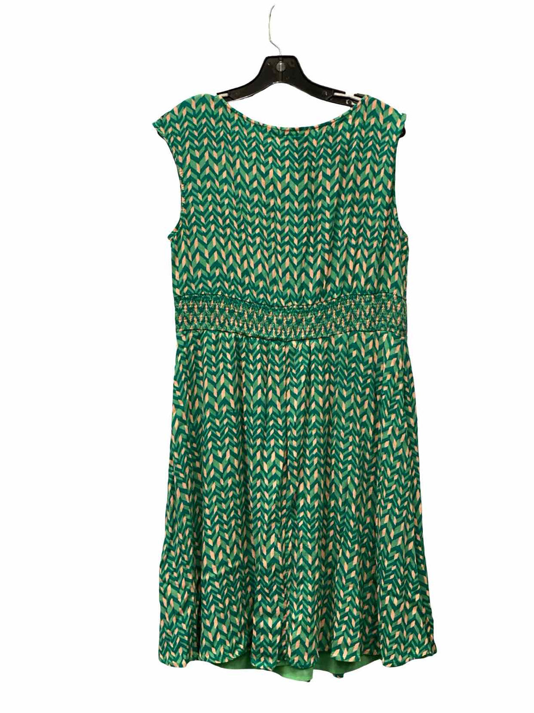 Maeve Size M Green Print Dress