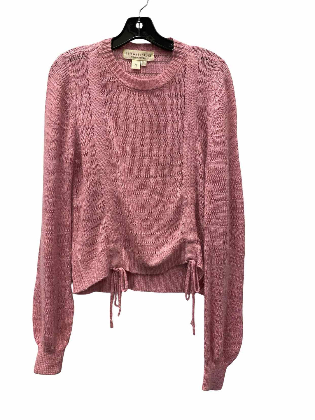 SALTWATER LUXE Size M Pink Sweater