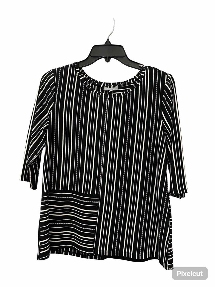 Habitat Size S Black White Print Short Sleeve Shirts
