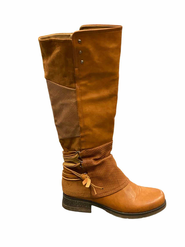 Patrizia Shoe Size 39 Brown Maxie Boots(knee)