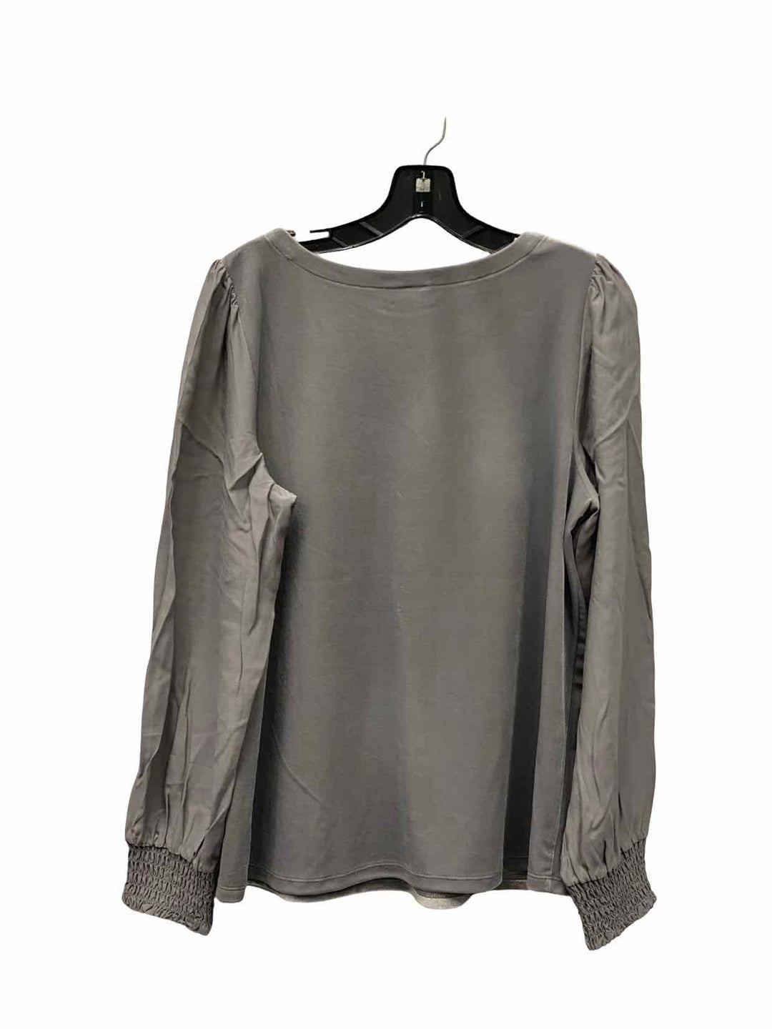 J Jill Size M Gray Long Sleeve Shirts