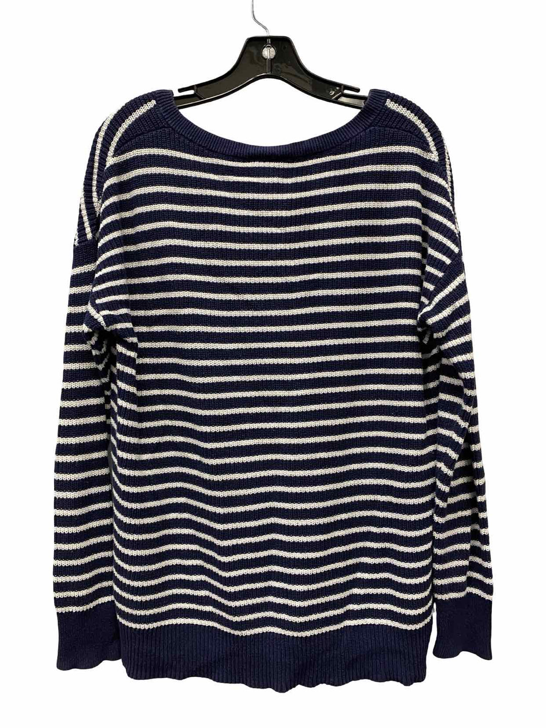 Gap Size M Navy White Striped Sweater