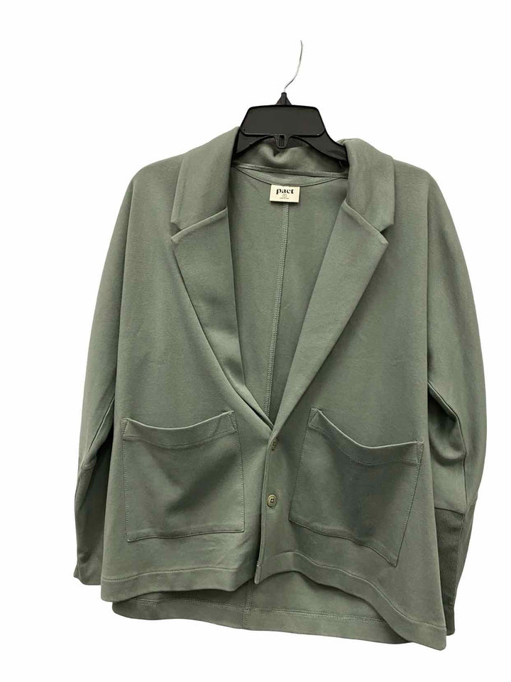 Pact Size M Grey 100% Organic Cotton Jacket