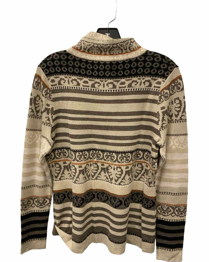 Icelandic Designs Size L Brown Orange Sweater