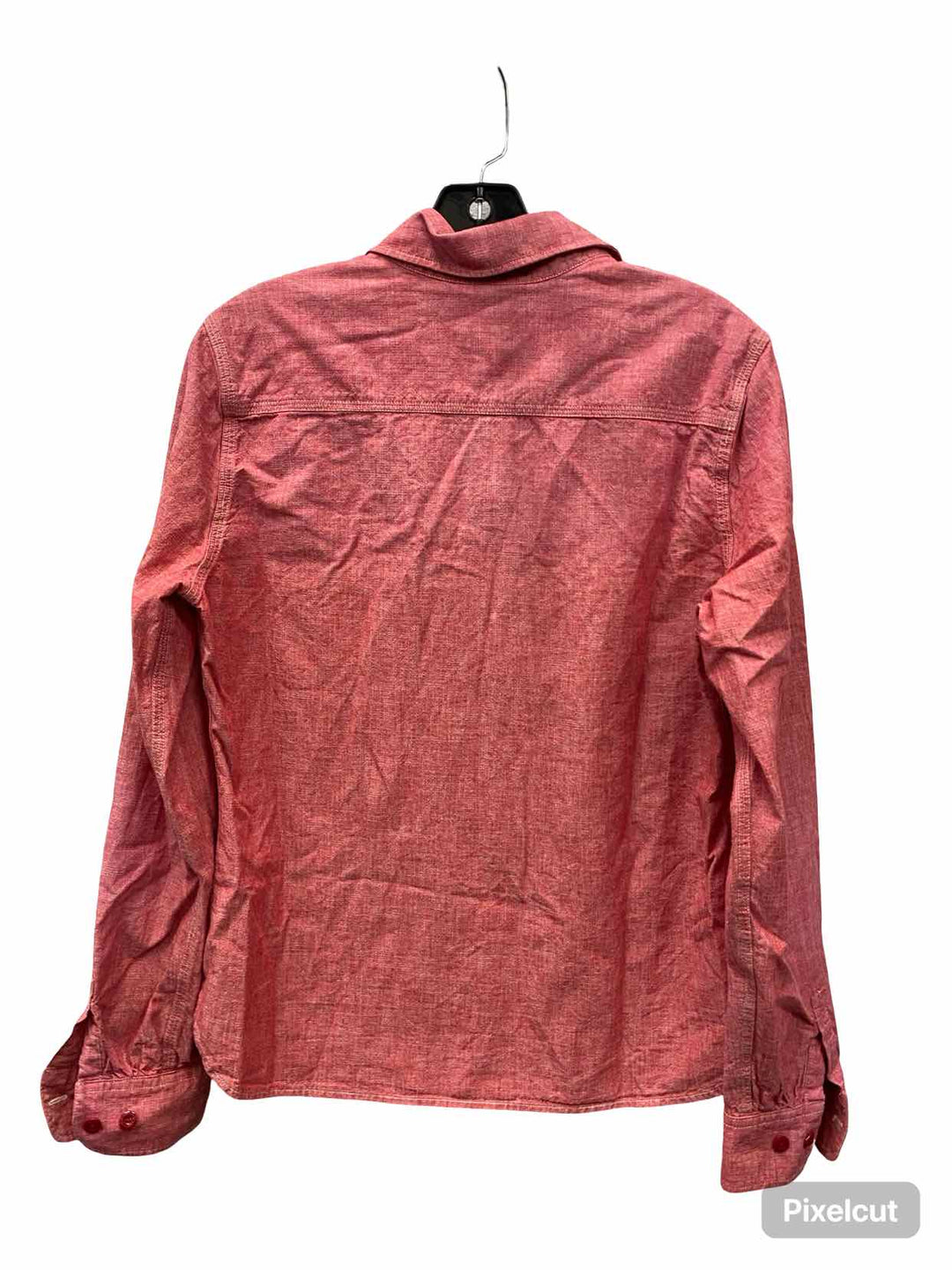 Lucky Brand Size M Red 100% cotton Long Sleeve Shirts