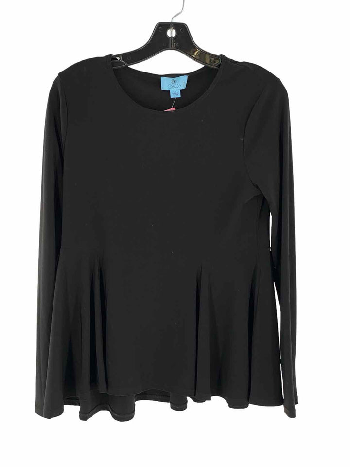 Cece Size S Black Long Sleeve Shirts