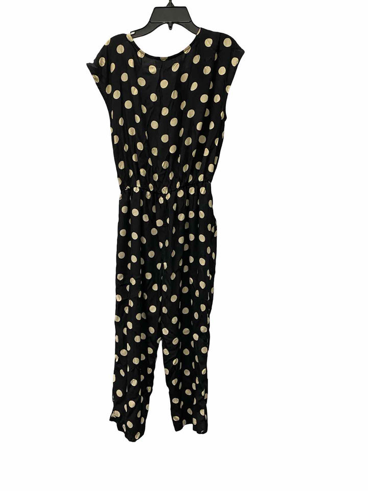 corey lynn caiter Size S Black Cream Poka dot Dress