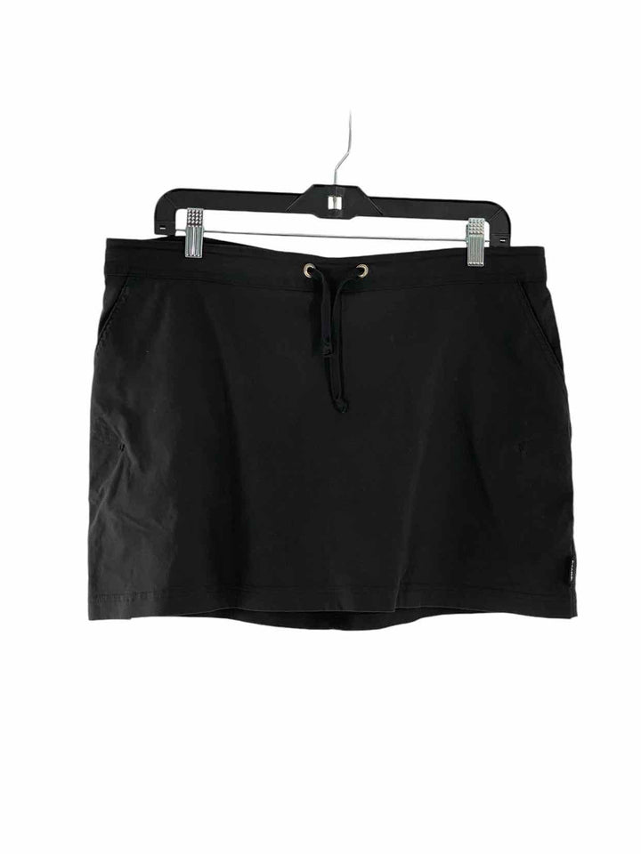 PrAna Size L Black Skirt