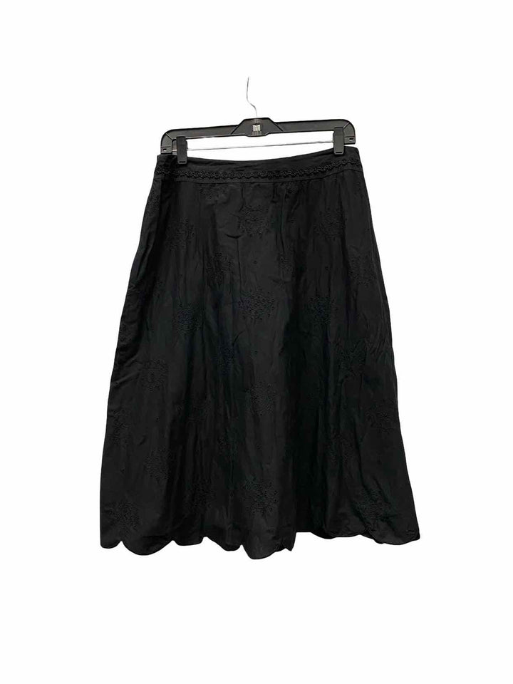 Liz & co Size 10 Black 100% cotton Skirt