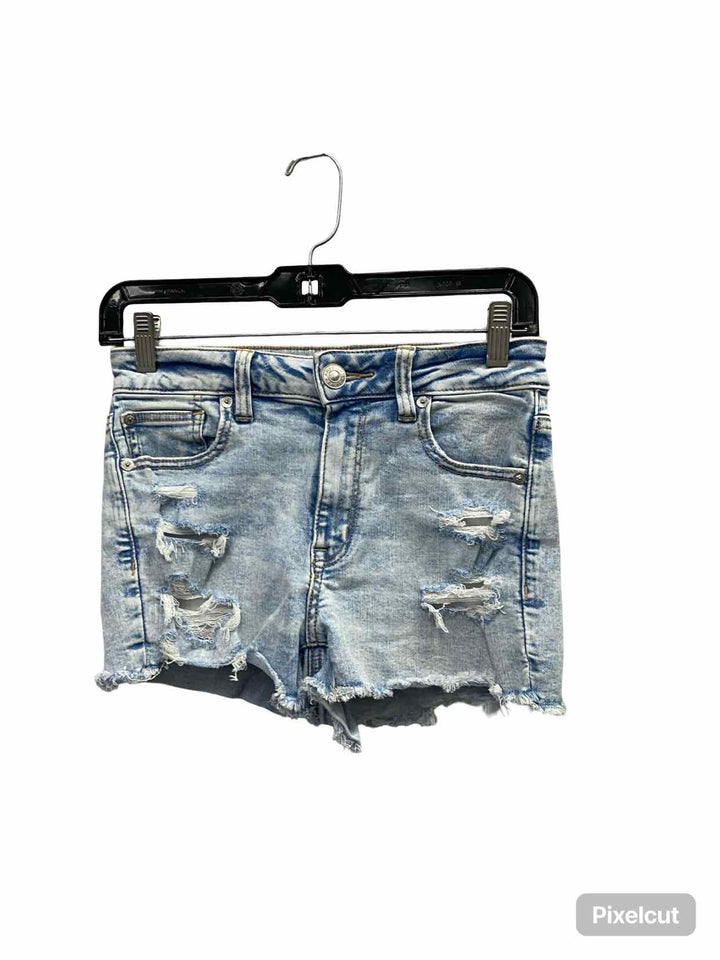 American Eagle Size 4 Blue Denim Shorts