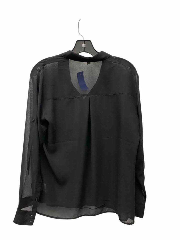 Express Size L Black Long Sleeve Shirts