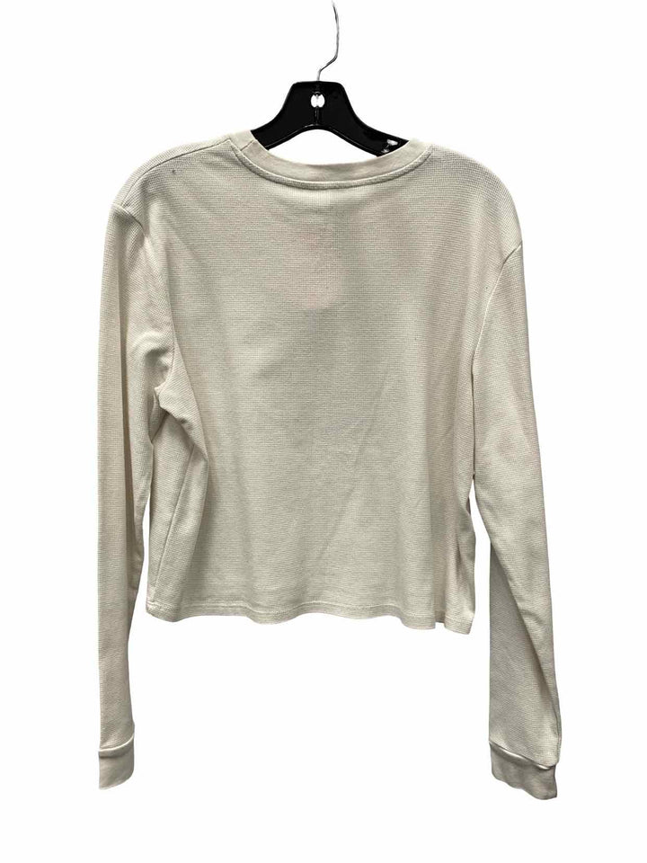 Volcom Size M Off White Long Sleeve Shirts